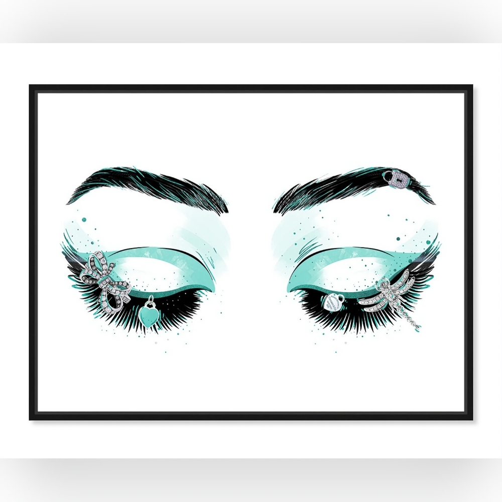 Tiffany & Co. 8 1/2"x11" Framed Wall Art
